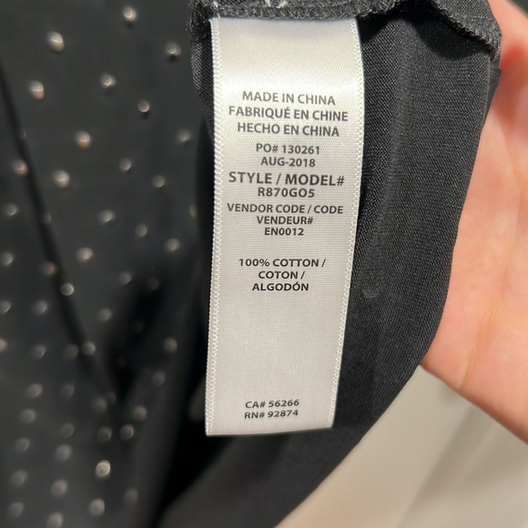 Splendid Eclipse Sandwash Studded Tee in Black L - Picture 6 of 6